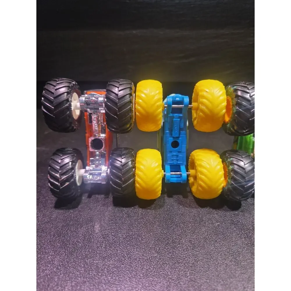Lot Of 5 Monster Jam Monster Truck Hotwheels Die Cast 1:64 Scale Tiger, Bigfoot